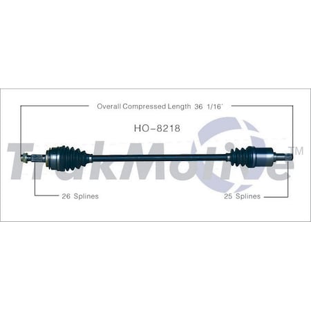 Surtrack Axle Cv Axle Shaft, Ho-8218 HO-8218